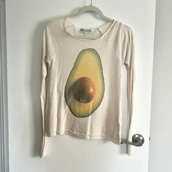 Wildfox Avocado Long Sleeve XS - Picture 2 of 4